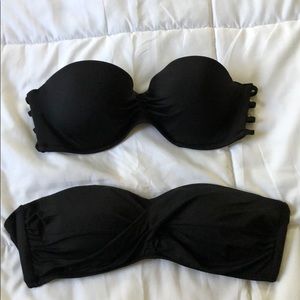 Strapless bikini tops